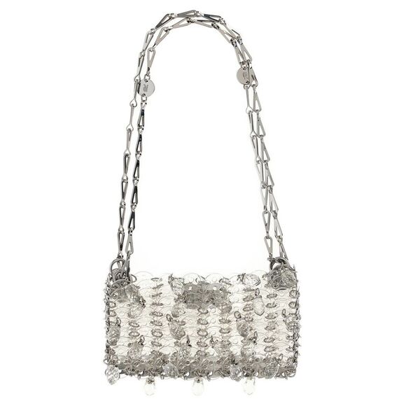 Paco Rabanne Handbags - Paco Rabanne Women's 1969 Nano Crystal Resin Shoulder Bag